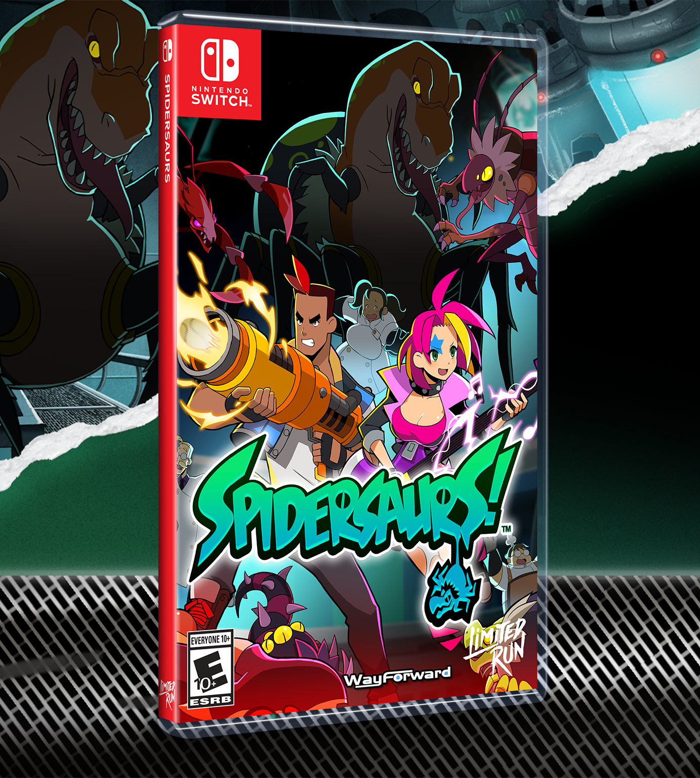 switch-limited-run-spidersaurs-switch-spiel-run-n-gun-co-op image 2