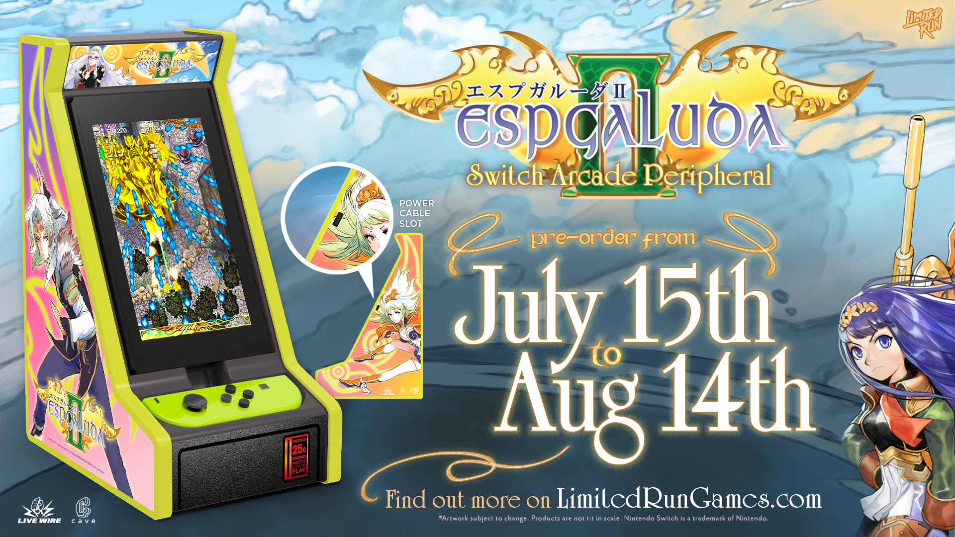 limited-run-espgaluda-ii-switch-arcade-peripheral-zubeh-r-oled image 3