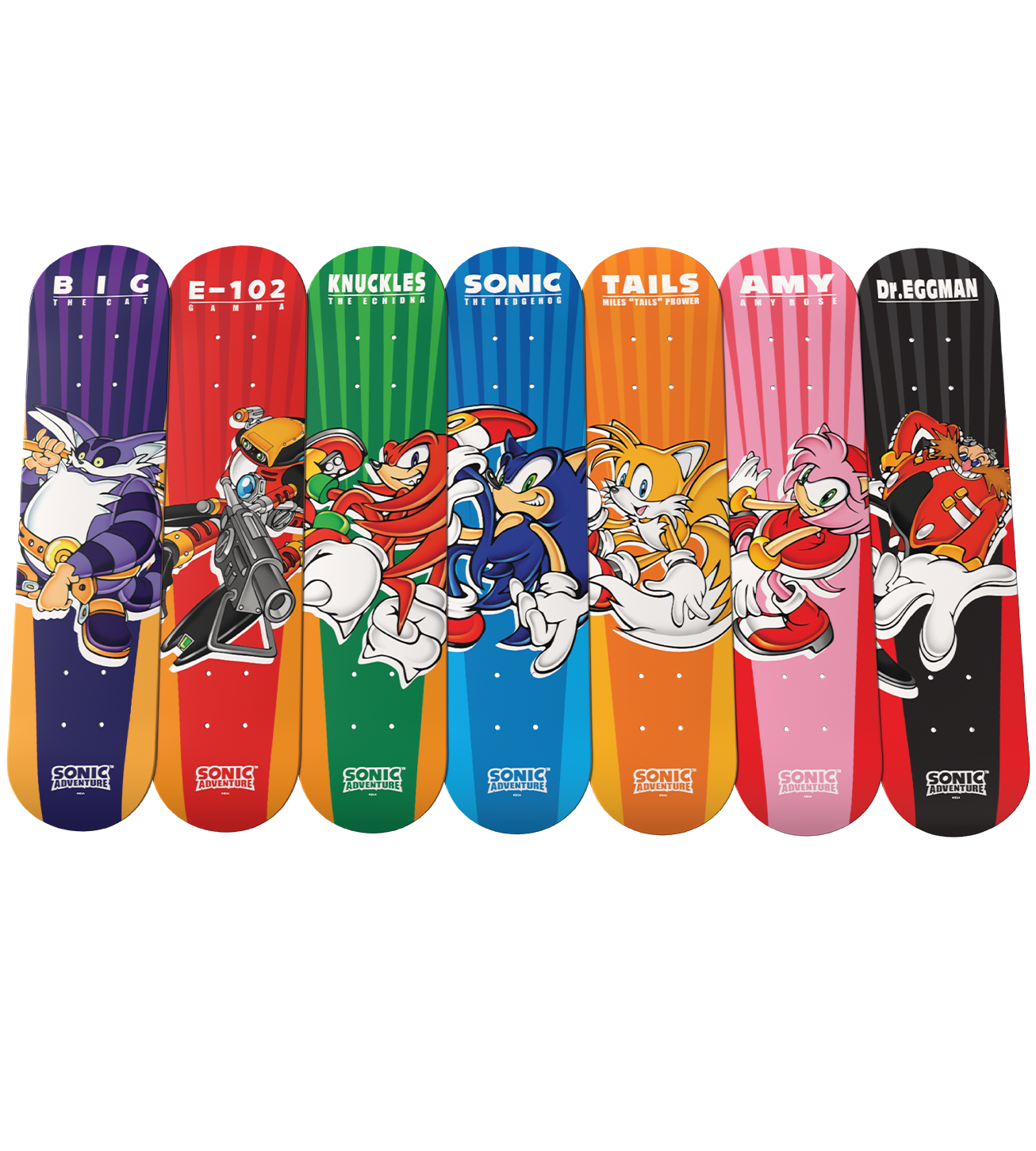 limited-run-sonic-adventure-skate-deck-sonic-the-hedgehog-board image 1