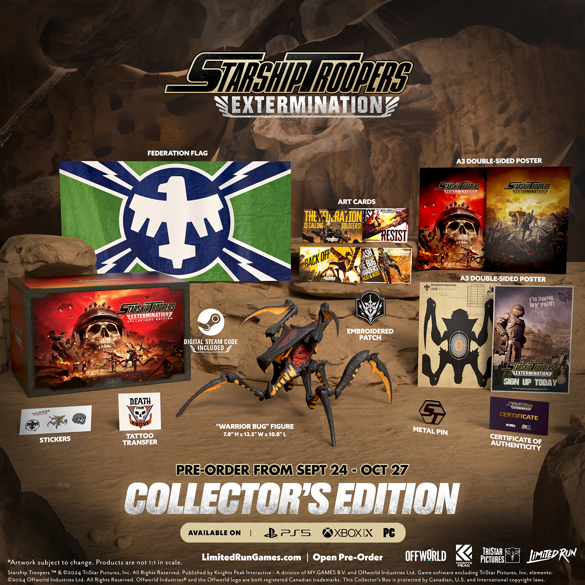 limited-run-starship-troopers-extermination-pc-spiel-collectors image 2