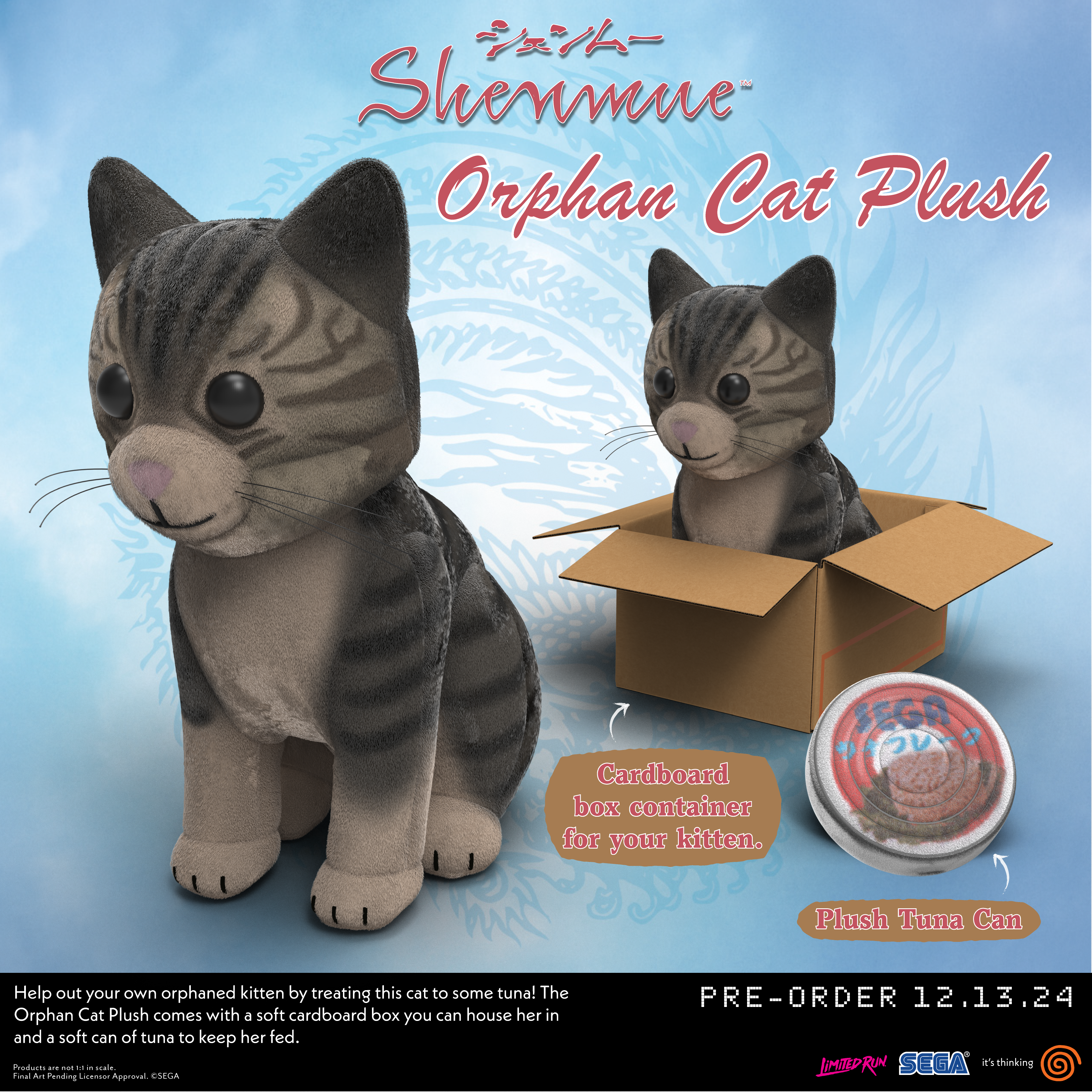limited-run-shenmue-orphan-cat-pl-sch-katze-mit-box image 2
