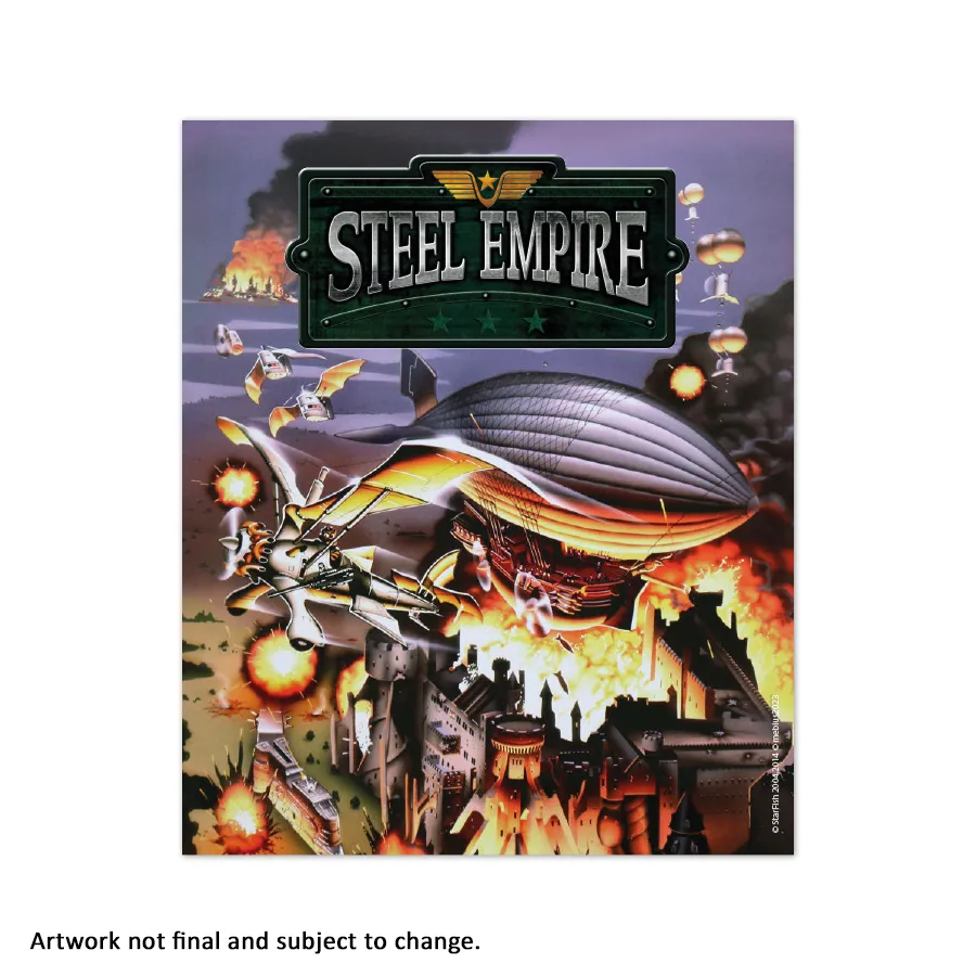 strictly-limited-games-steel-empire-art-card-alu-druck-14x17 image 1