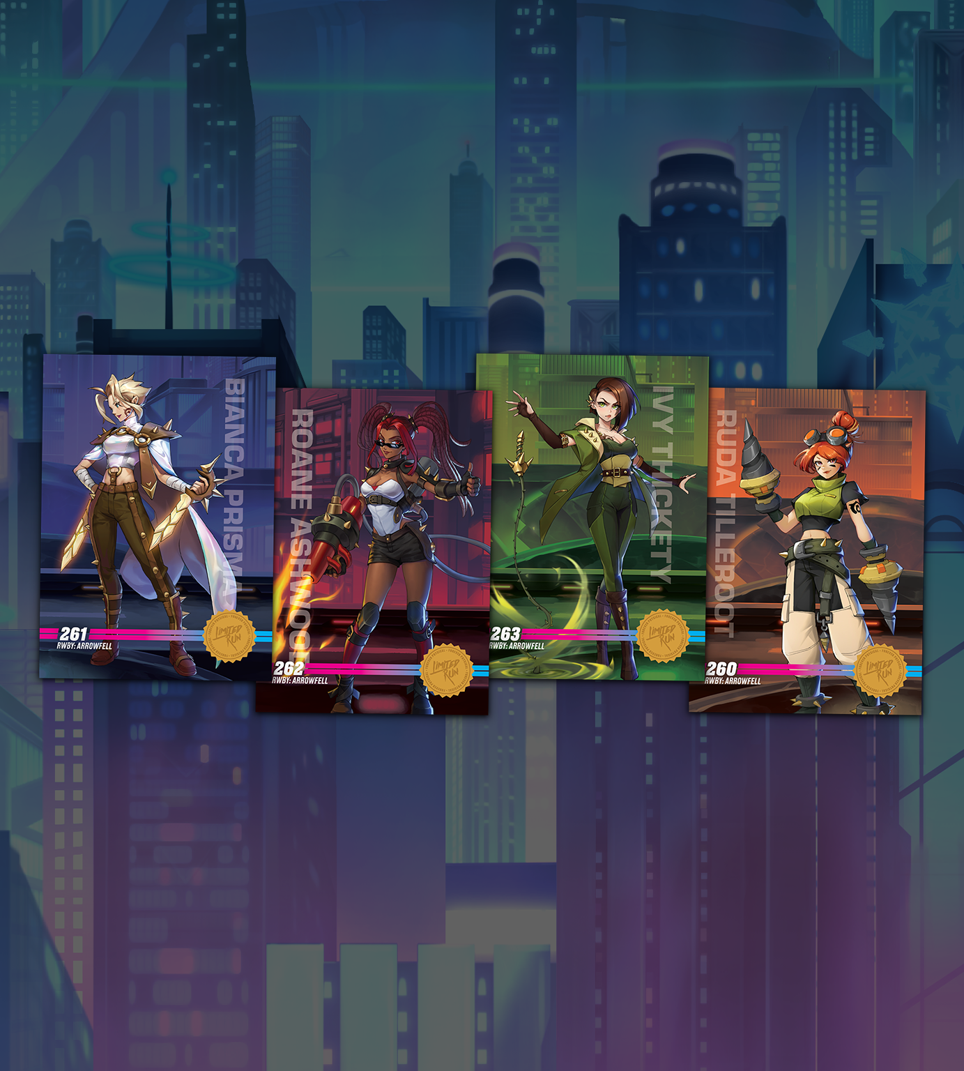 limited-run-games-rwby-arrowfell-team-brir-trading-cards-sammelkarten image 2