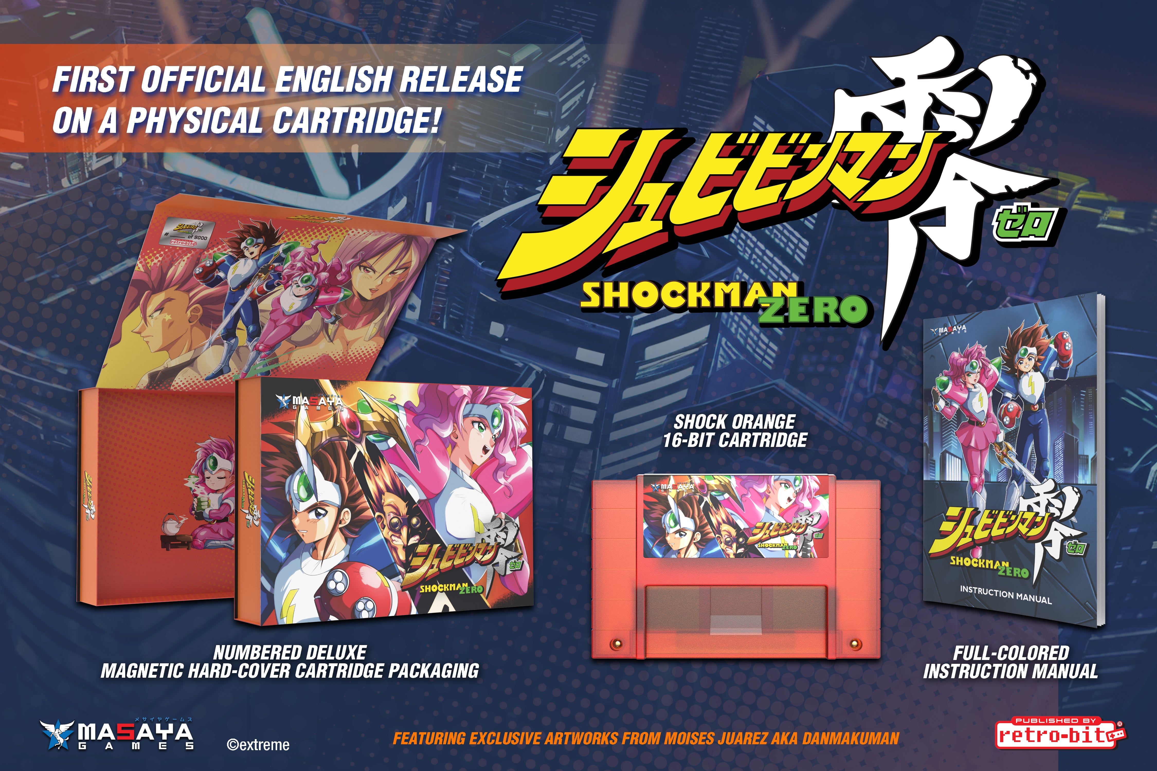 limited-run-shockman-zero-snes-spiel-cartridge-standard image 2