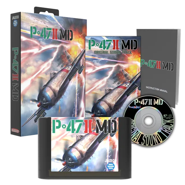 strictly-limited-games-p-47-ii-limited-edition-mega-drive-modul-shoot-em-up image 1