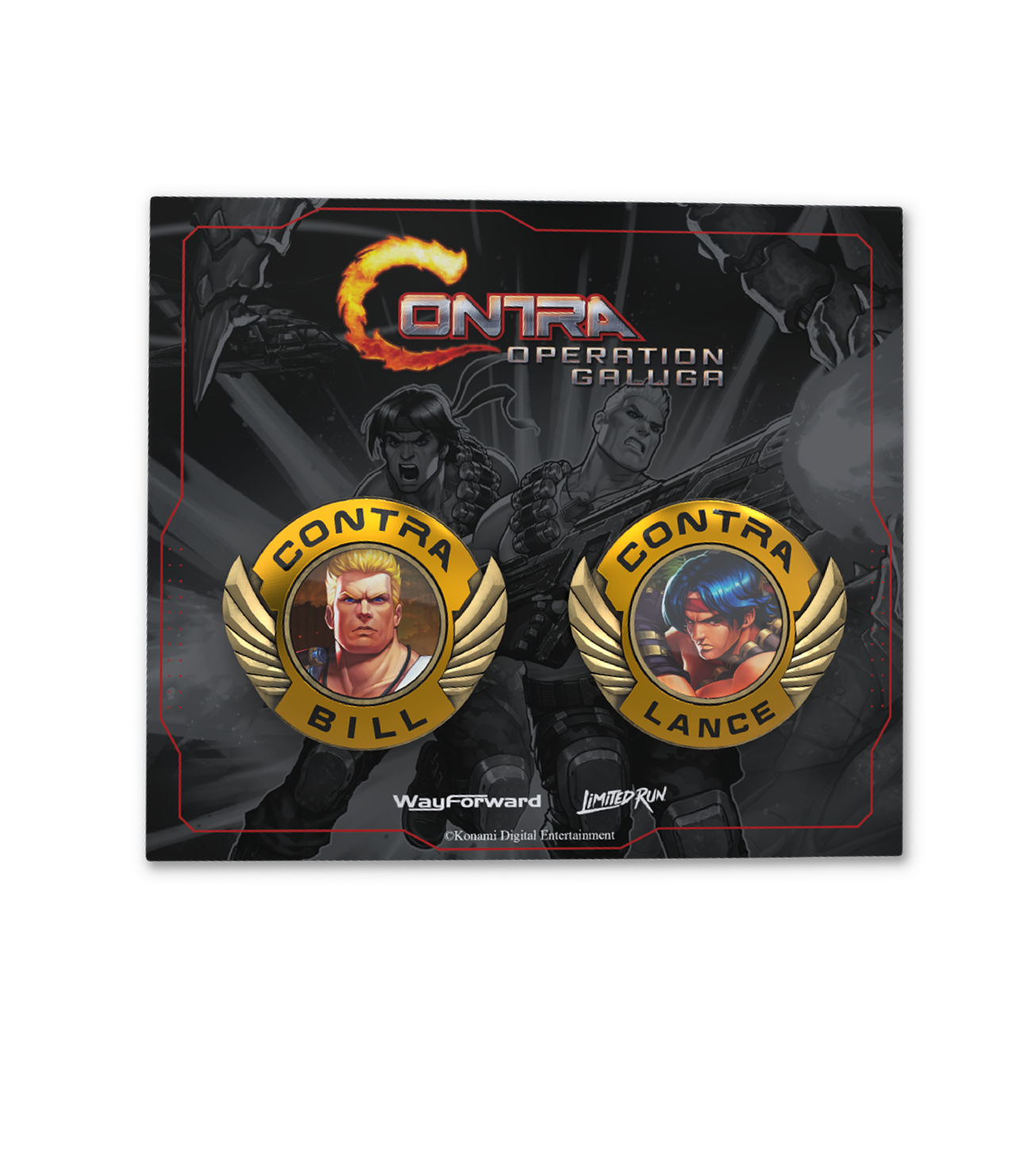 limited-run-contra-operation-galuga-pin-set-merch image 1