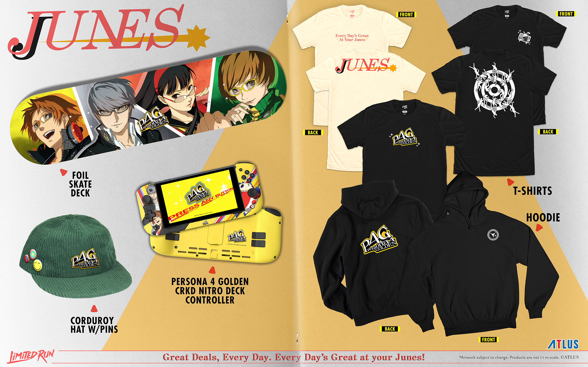 limited-run-persona-4-golden-foil-skateboard-deck image 3