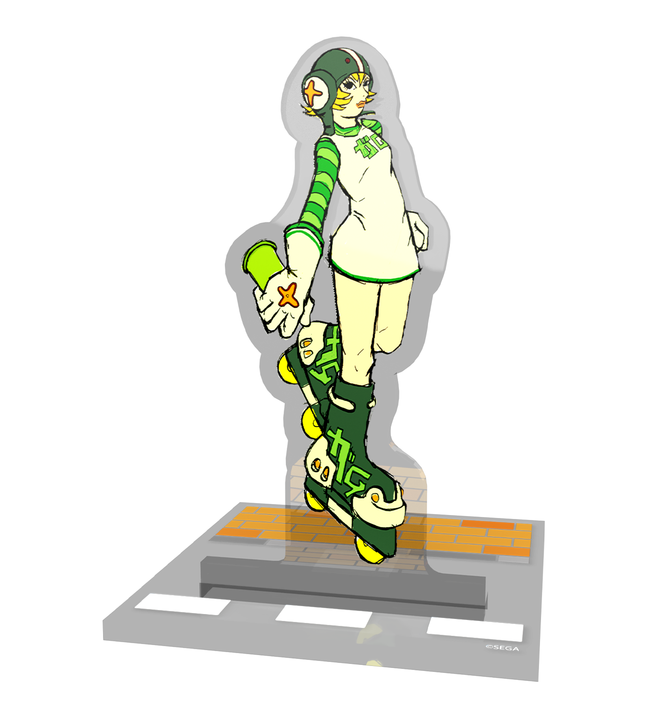 limited-run-jet-set-radio-acryl-standees-set-beat-gum-yoyo-figur image 8