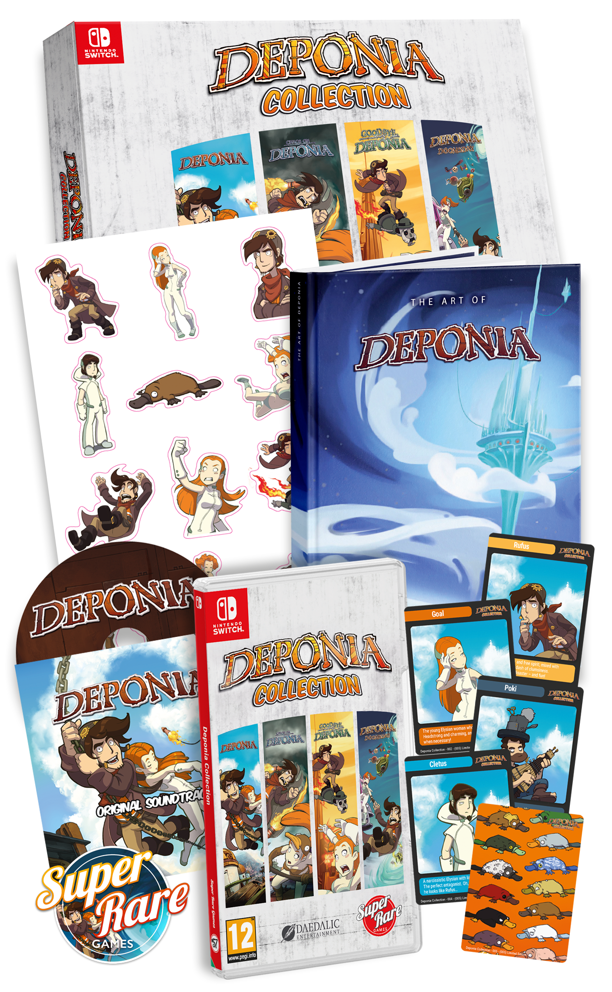 super-rare-games-ce-6-deponia-collection-collector-s-edition-switch image 1
