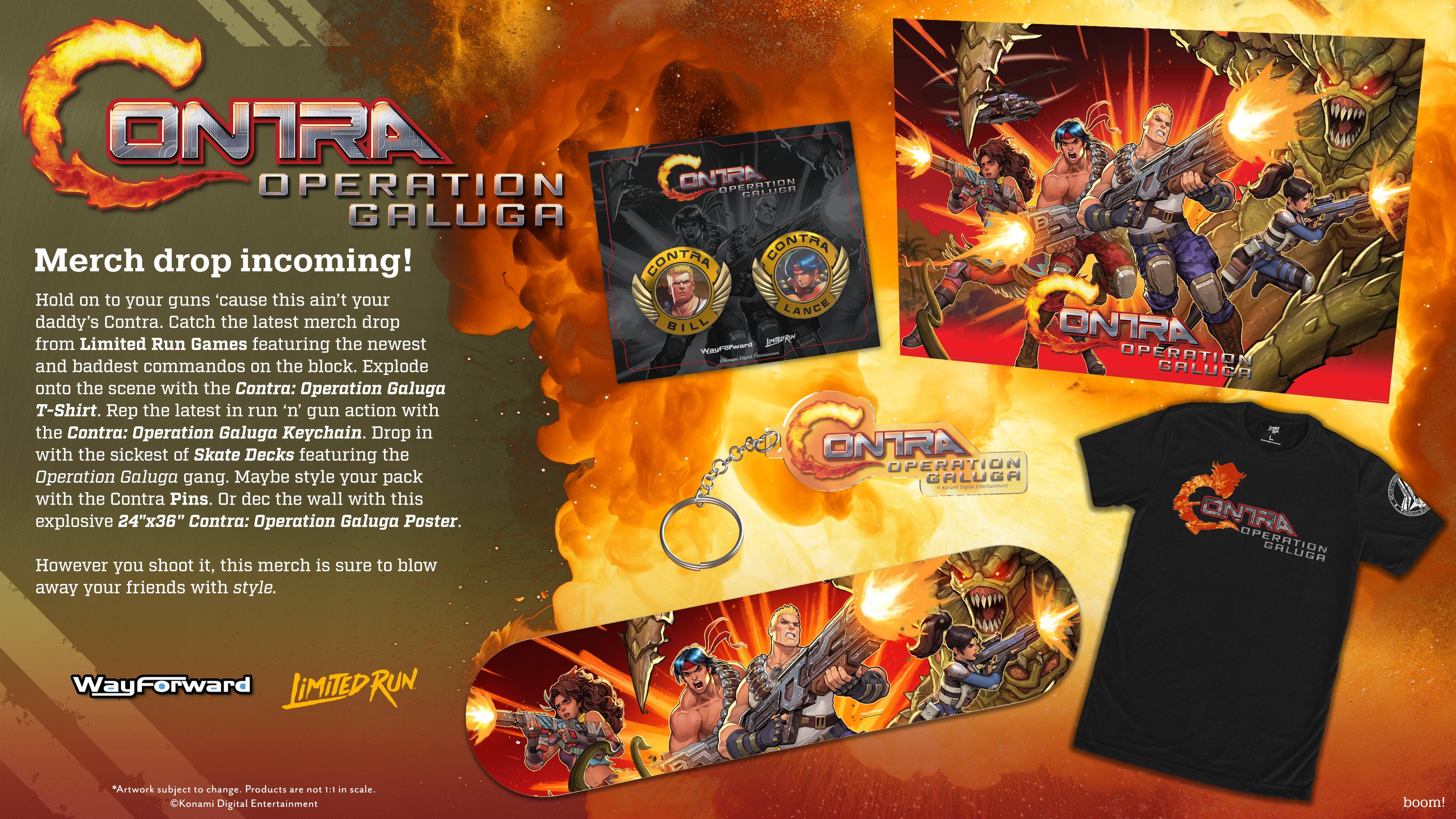 limited-run-contra-operation-galuga-skate-deck-holz image 3