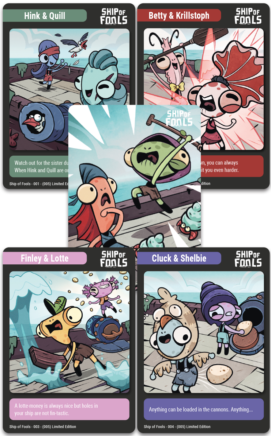 super-rare-games-tc-104-ship-of-fools-trading-cards-3er-booster image 1
