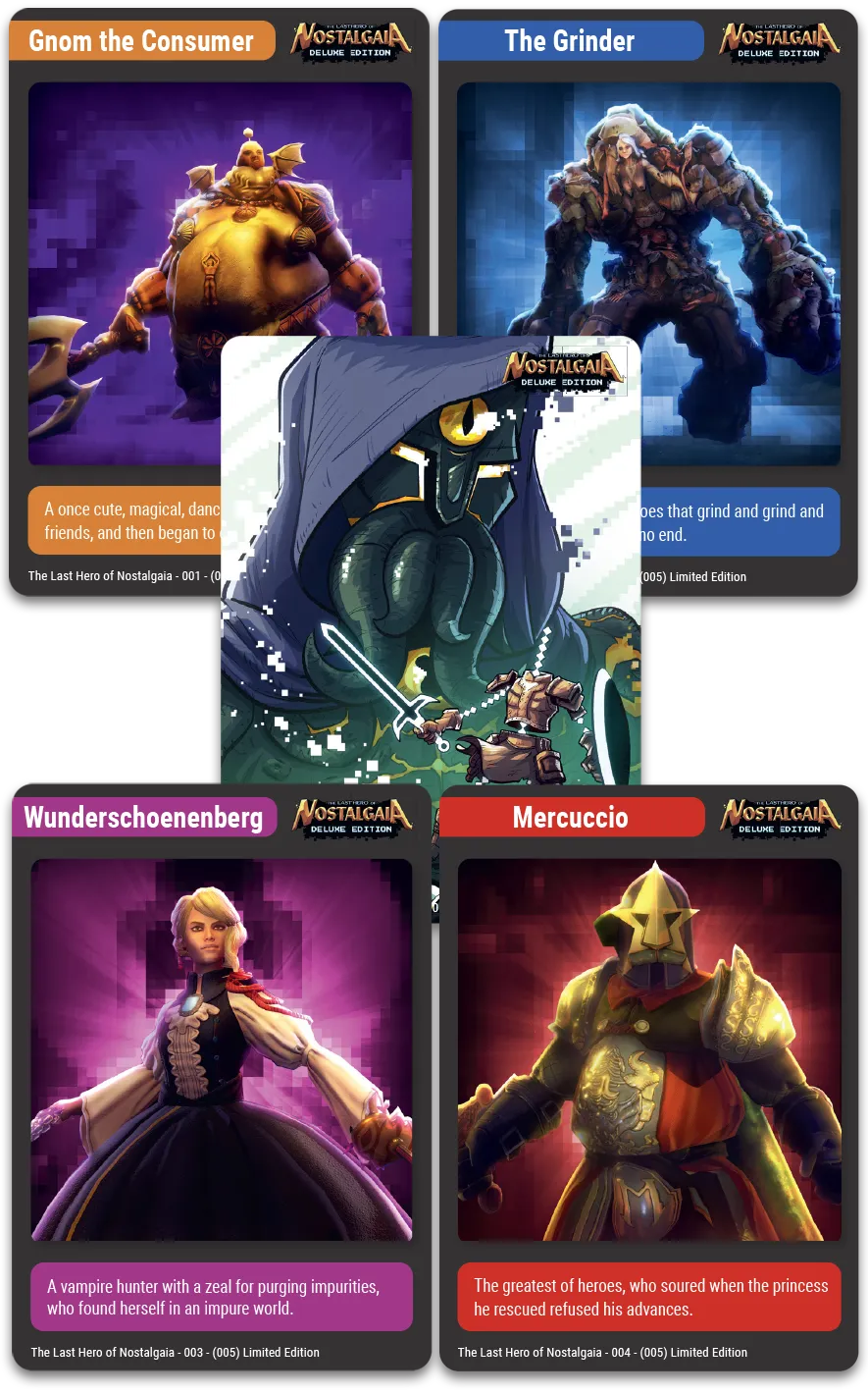 super-rare-games-tc-127-last-hero-of-nostalgaia-trading-cards-booster image 1
