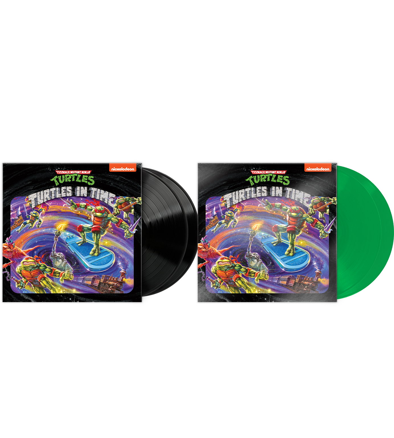 limited-run-tmnt-turtles-in-time-vinyl-soundtrack-green-ooze image 6