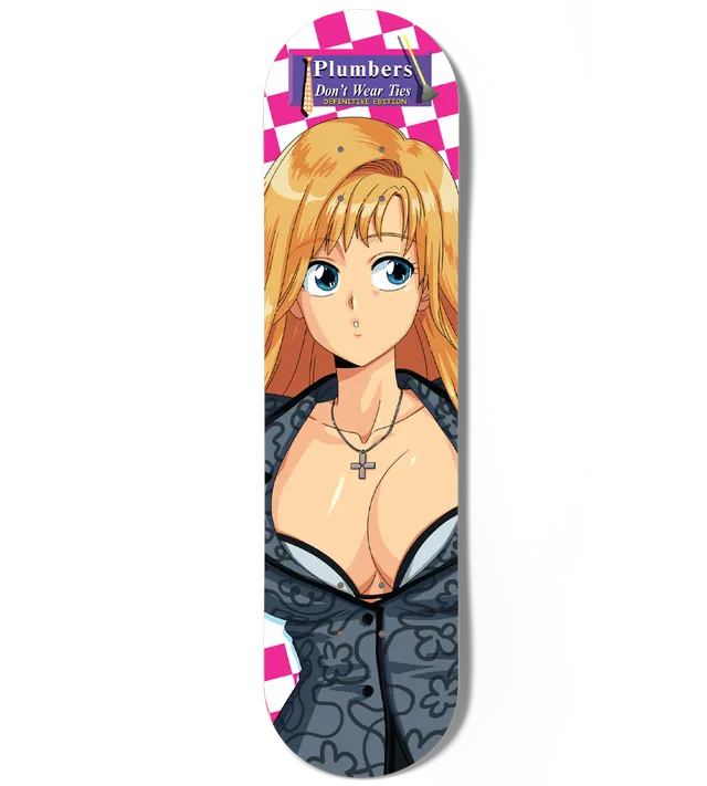 limited-run-plumbers-don-t-wear-ties-skatedeck-definitive-edition image 1