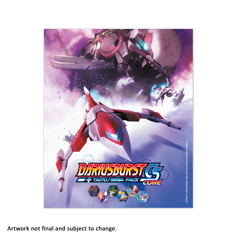 strictly-limited-dariusburst-cs-core-taito-sega-art-card-alu image 1