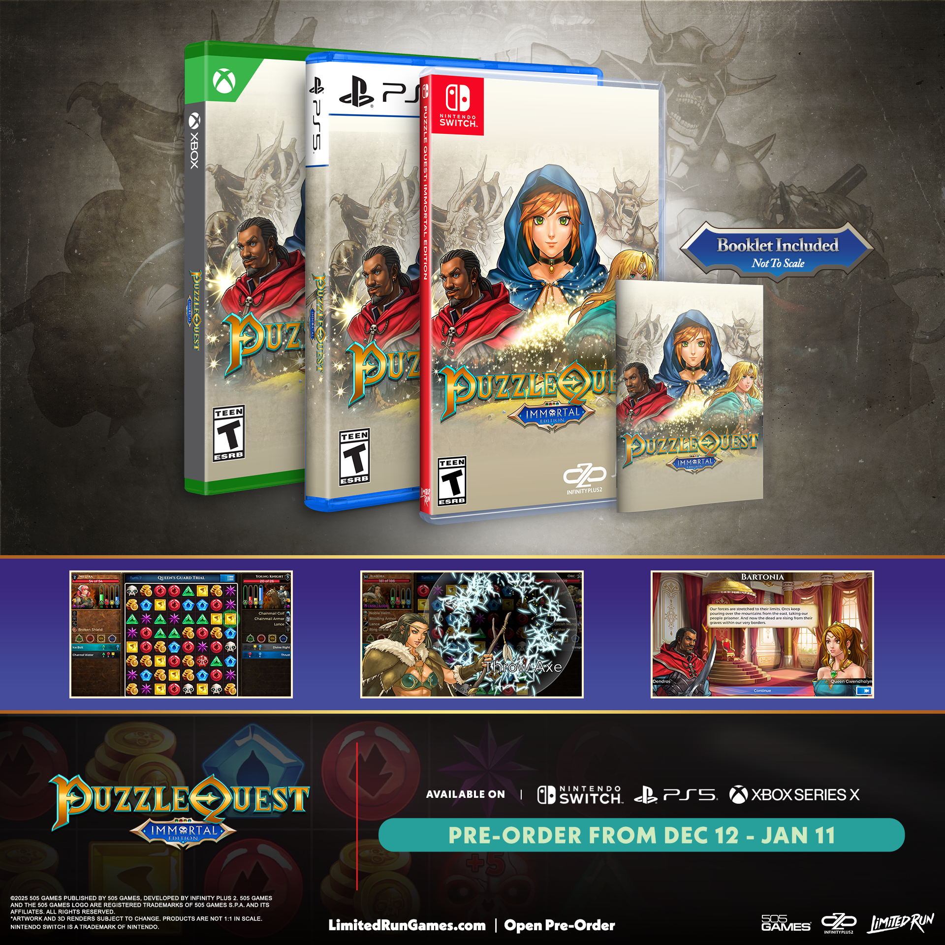 limited-run-puzzle-quest-immortal-edition-switch-ps5-xbox-spiel image 2
