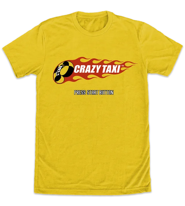 limited-run-crazy-taxi-logo-shirt-t-shirt-gr-e-l-baumwolle image 1