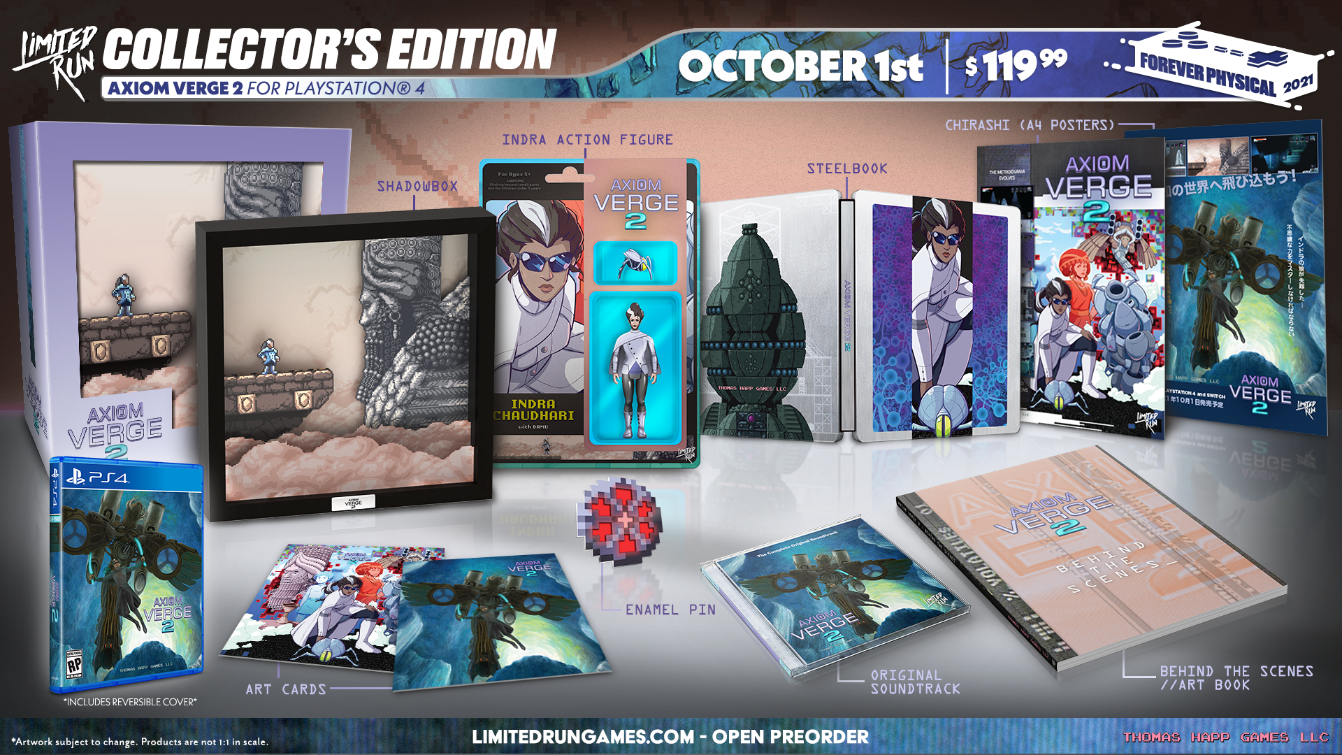 limited-run-games-430-axiom-verge-2-ps4-spiel-collectors-edition-steelbook image 2