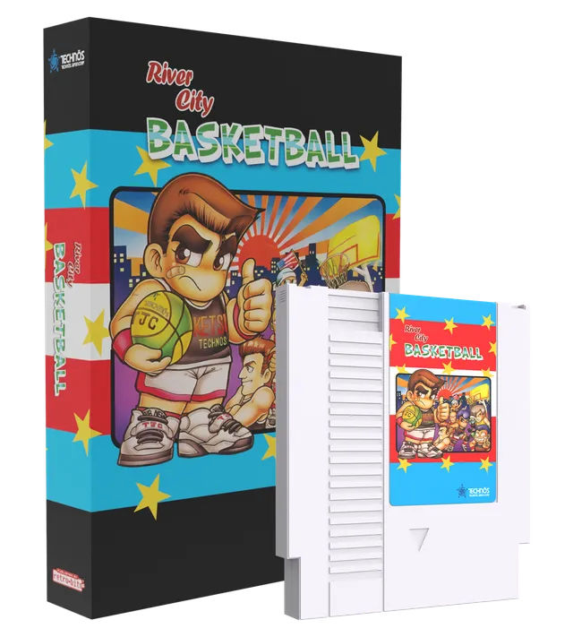 river-city-basketball-nes-spiel-modul-retro-sammler image 1