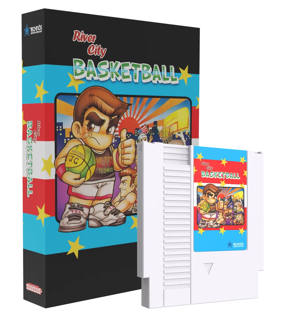 river-city-basketball-nes-spiel-modul-retro-sammler image 1