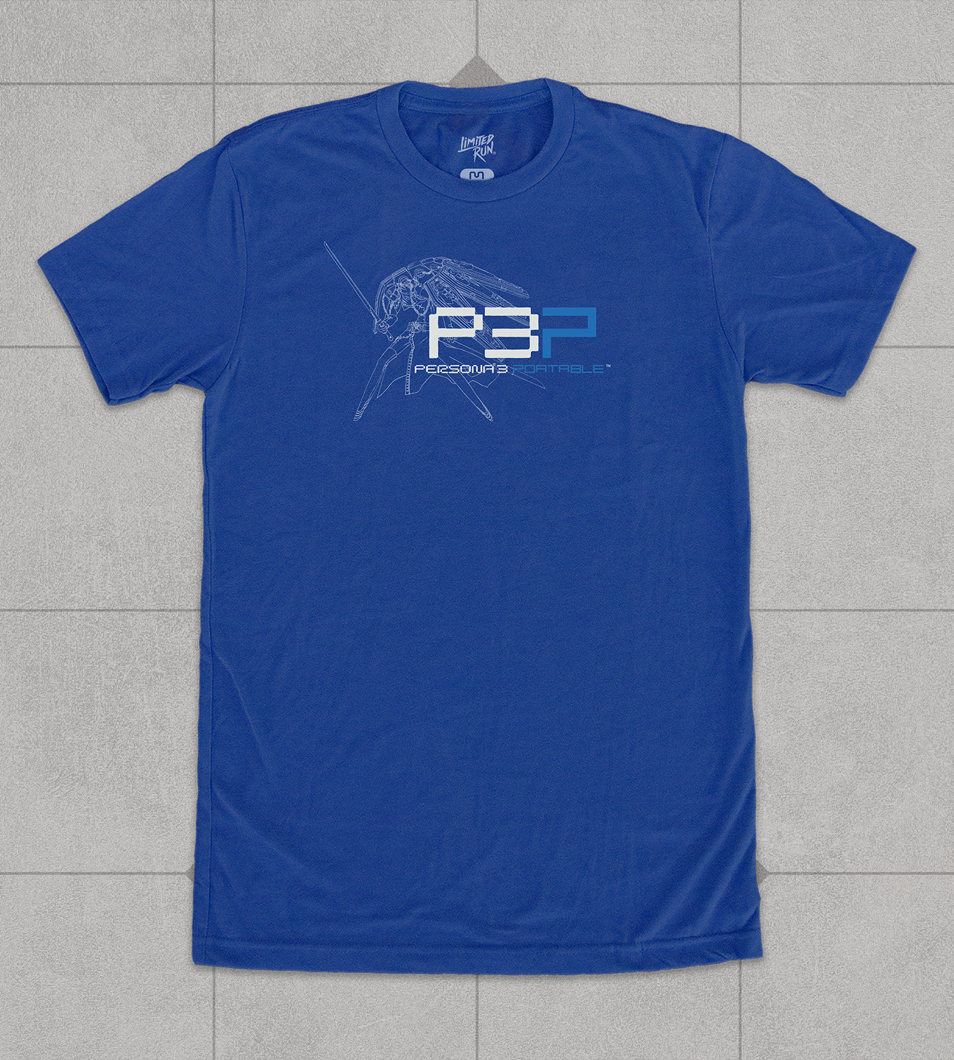 persona-3-portable-logo-t-shirt-gr-l-gaming-merch image 2