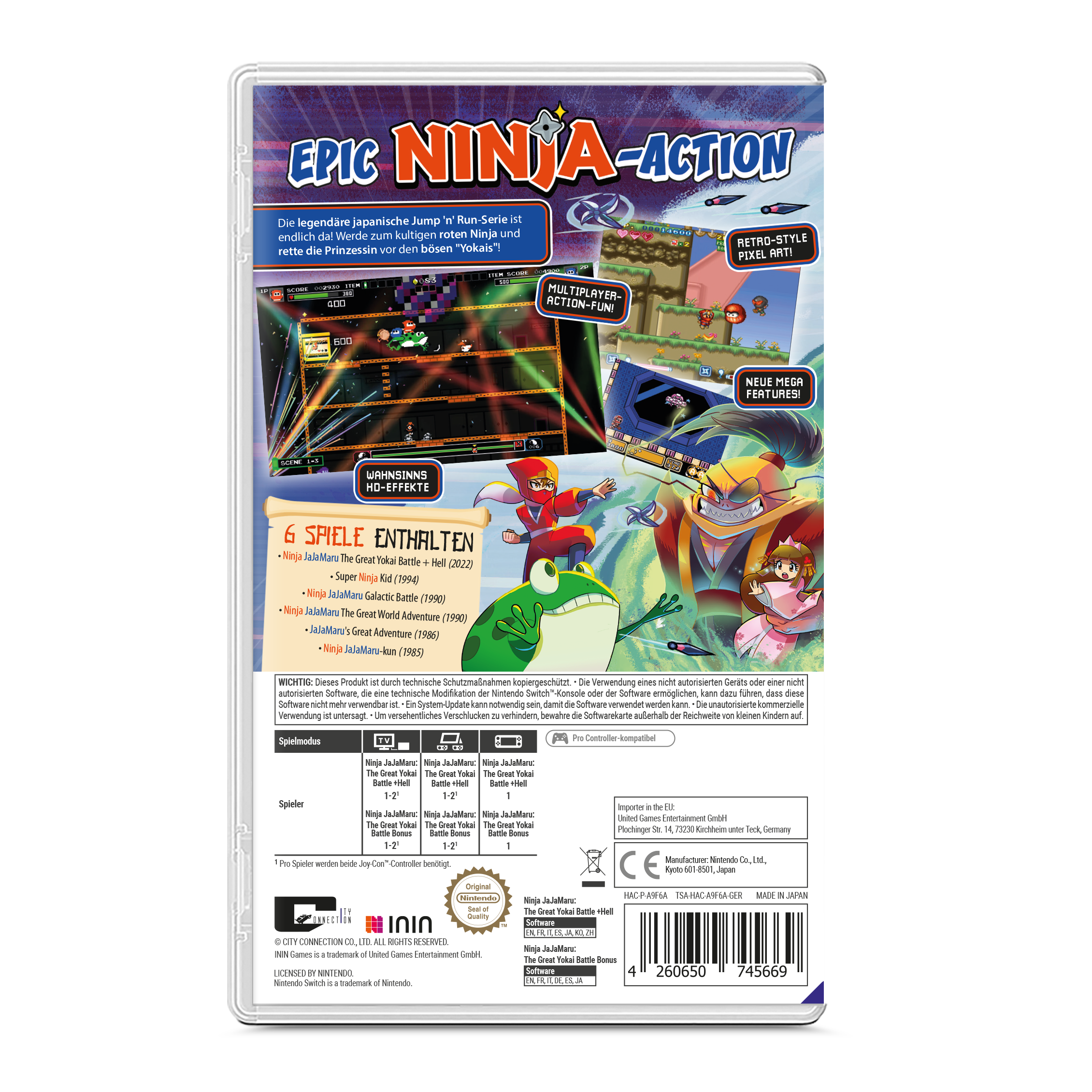 inin-ninja-jajamaru-deluxe-switch-spiel-yokai-battle-hell image 2