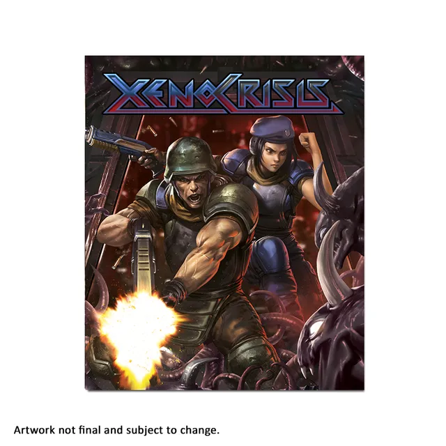 strictly-limited-xeno-crisis-red-art-card-alu-bild-14x17 image 1