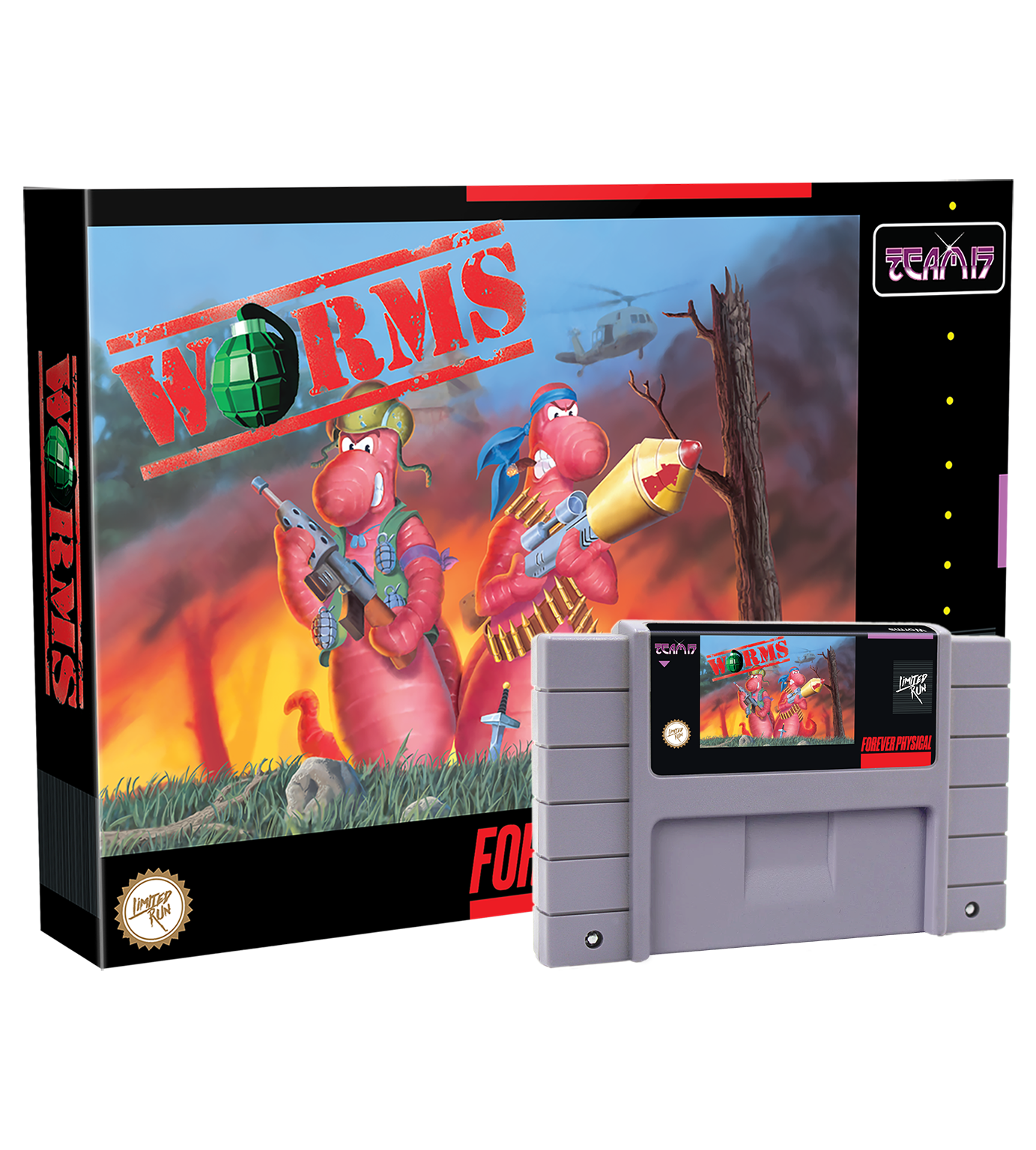 limited-run-worms-snes-modul-peach-cartridge-strategie image 2