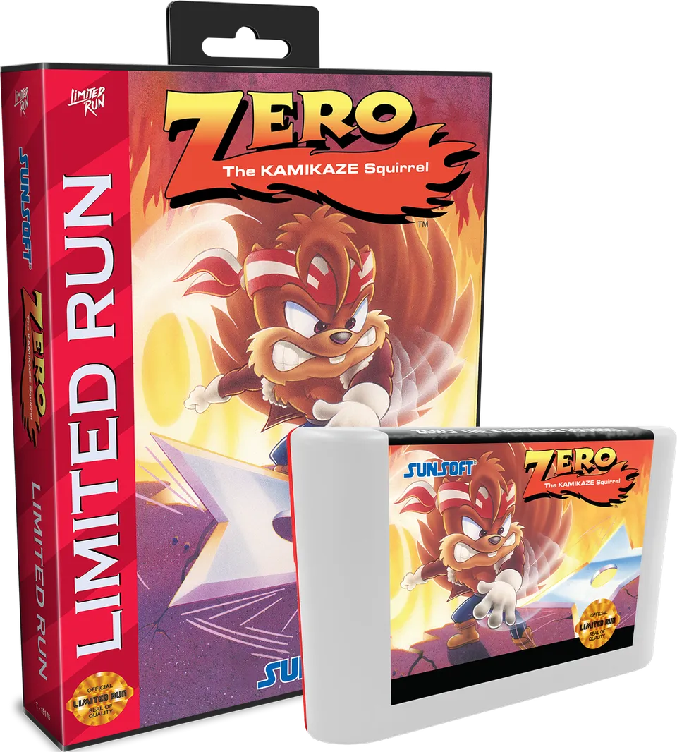 limited-run-zero-the-kamikaze-squirrel-genesis-spiel-standard-edition image 1