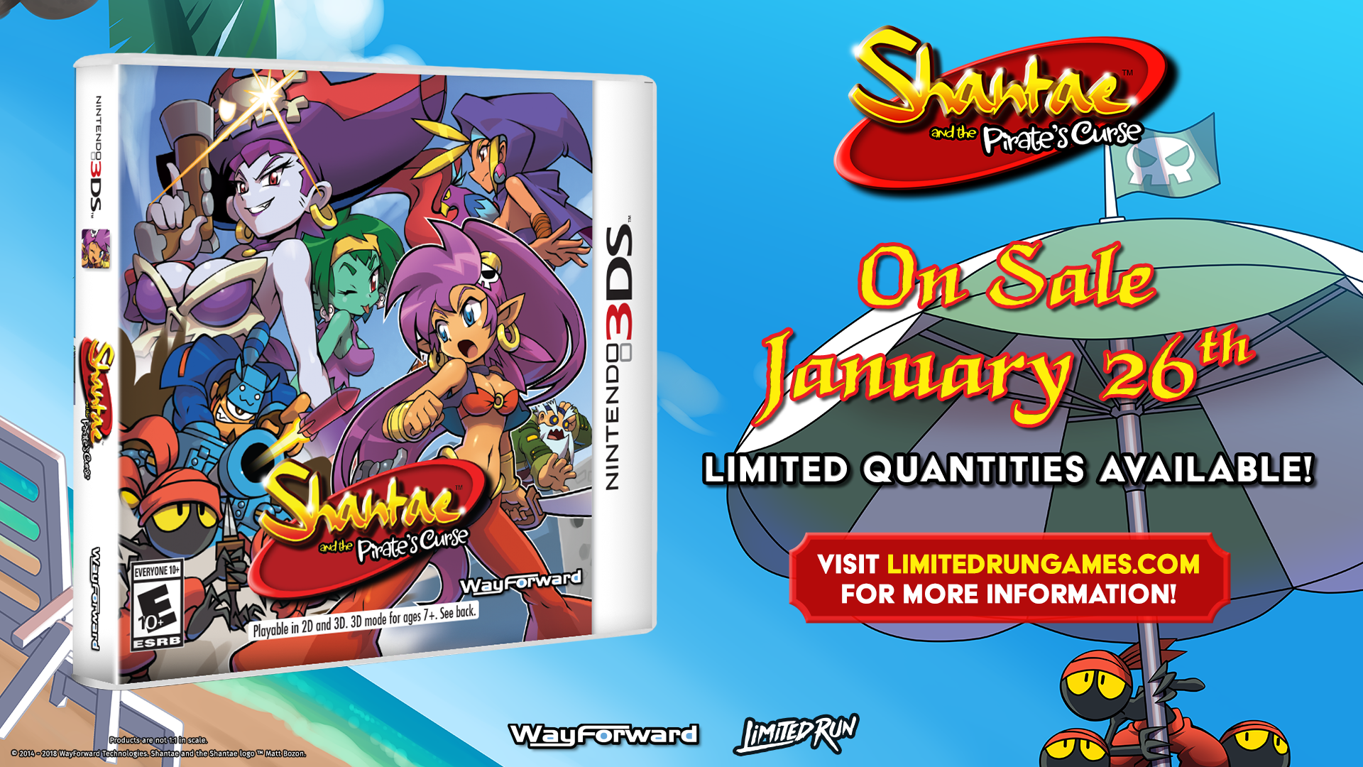 limited-run-shantae-pirate-s-curse-3ds-spiel-cartridge image 3