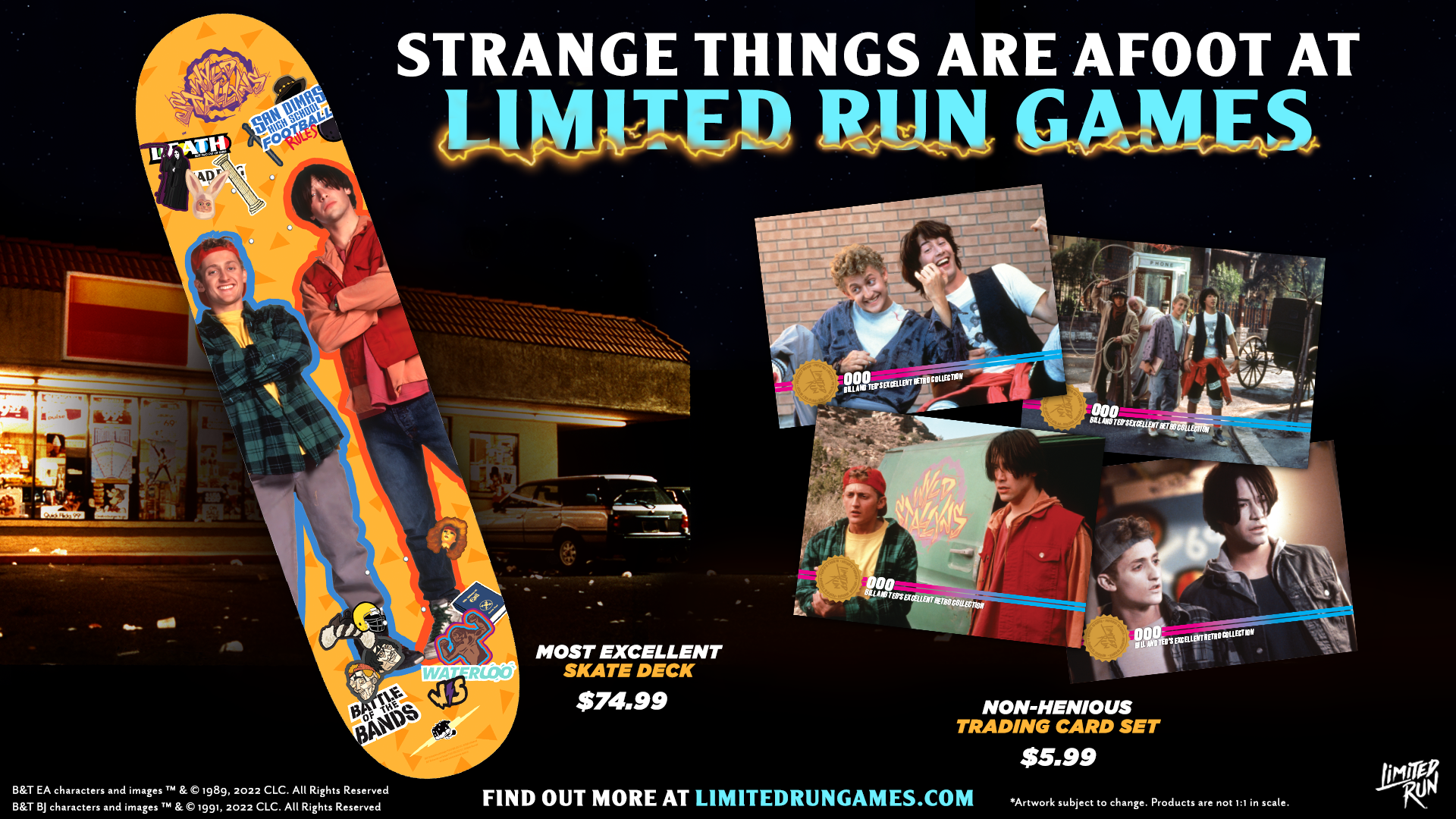 limited-run-bill-ted-s-excellent-retro-collection-skateboard-deck-8-zoll image 3
