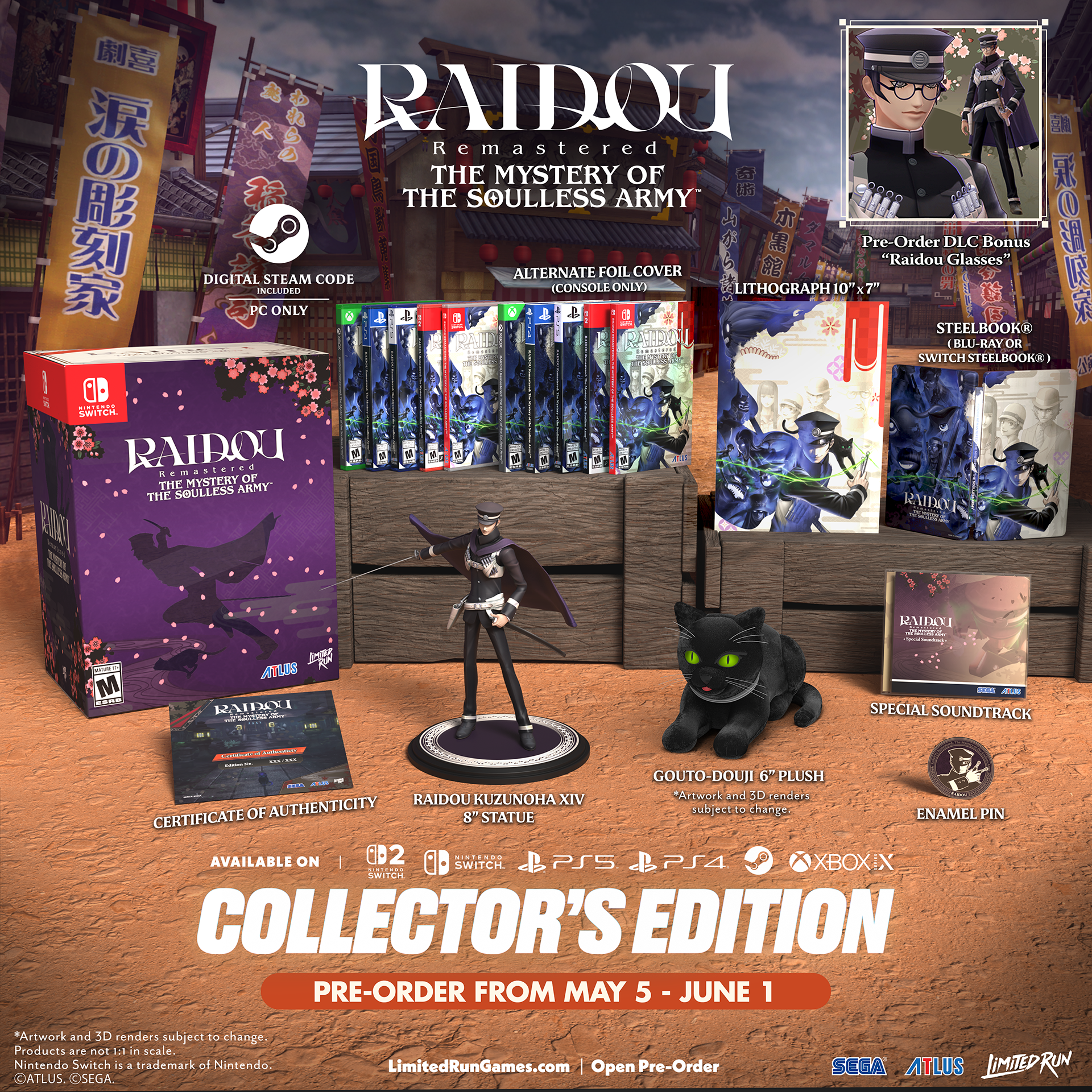 limited-run-raidou-remastered-collector-s-edition-ps5-spiel-sammleredition image 2
