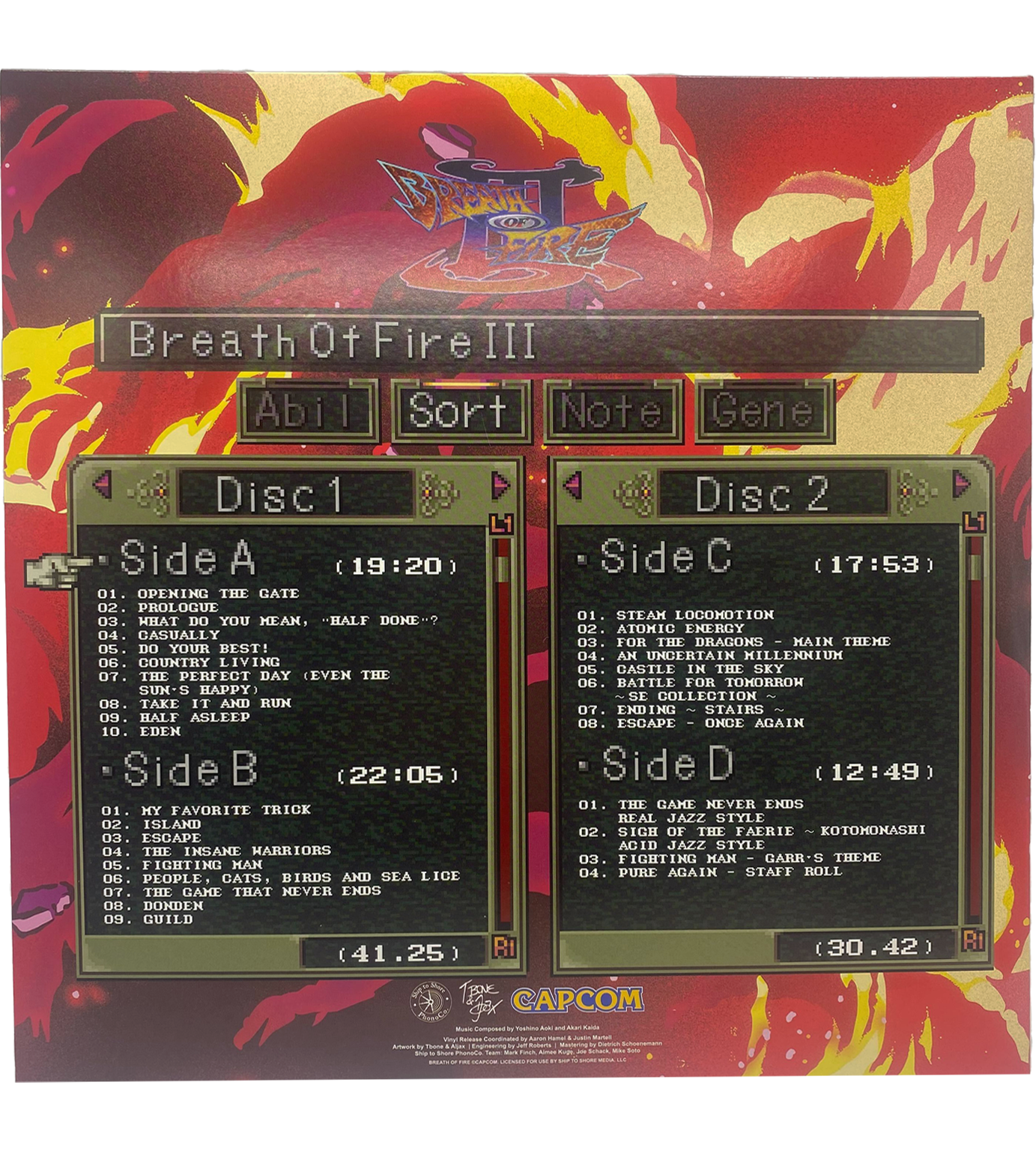 limited-run-breath-of-fire-iii-2lp-vinyl-soundtrack-exclusive image 5