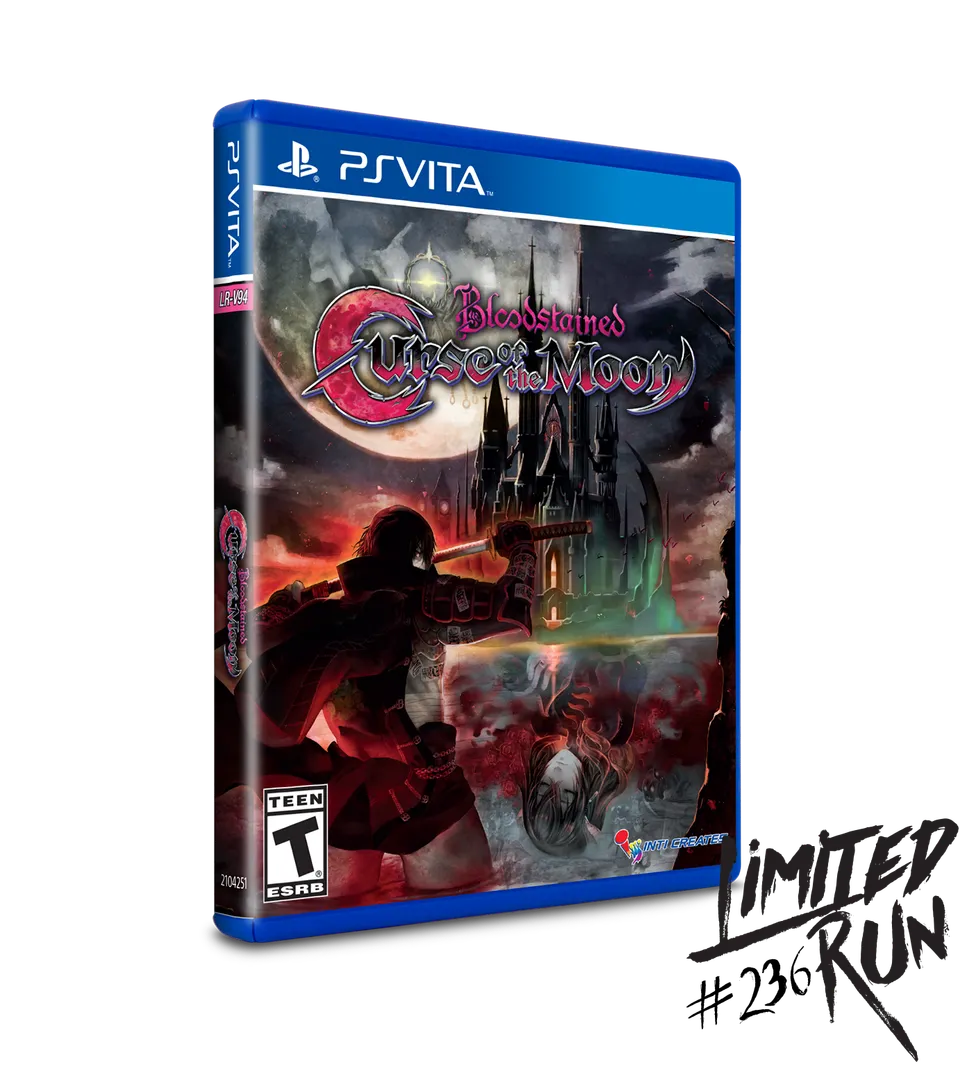 limited-run-236-bloodstained-curse-of-the-moon-vita-spiel-cartridge image 1