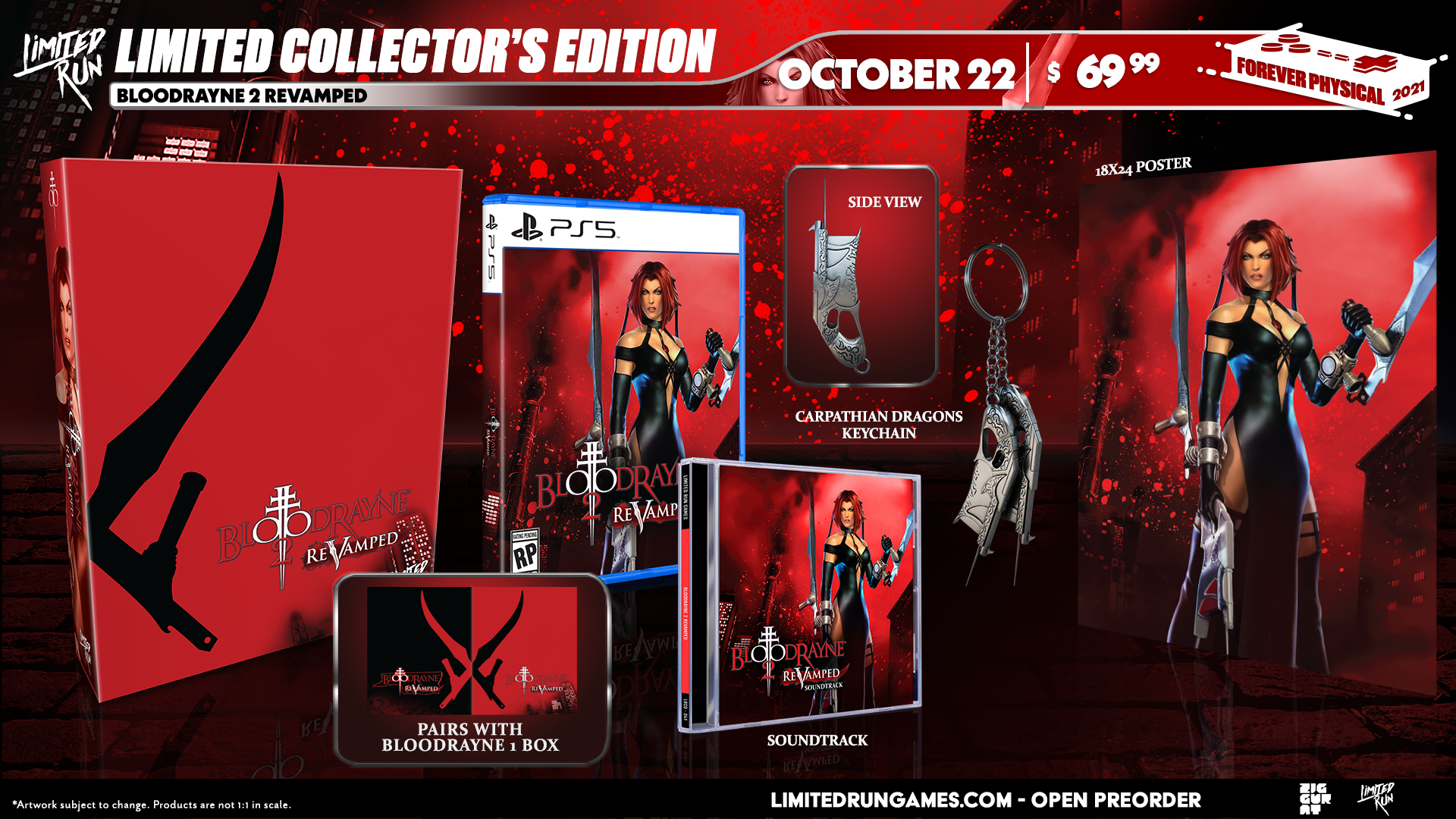 limited-run-games-bloodrayne-2-revamped-ps5-spiel-collectors-edition image 2
