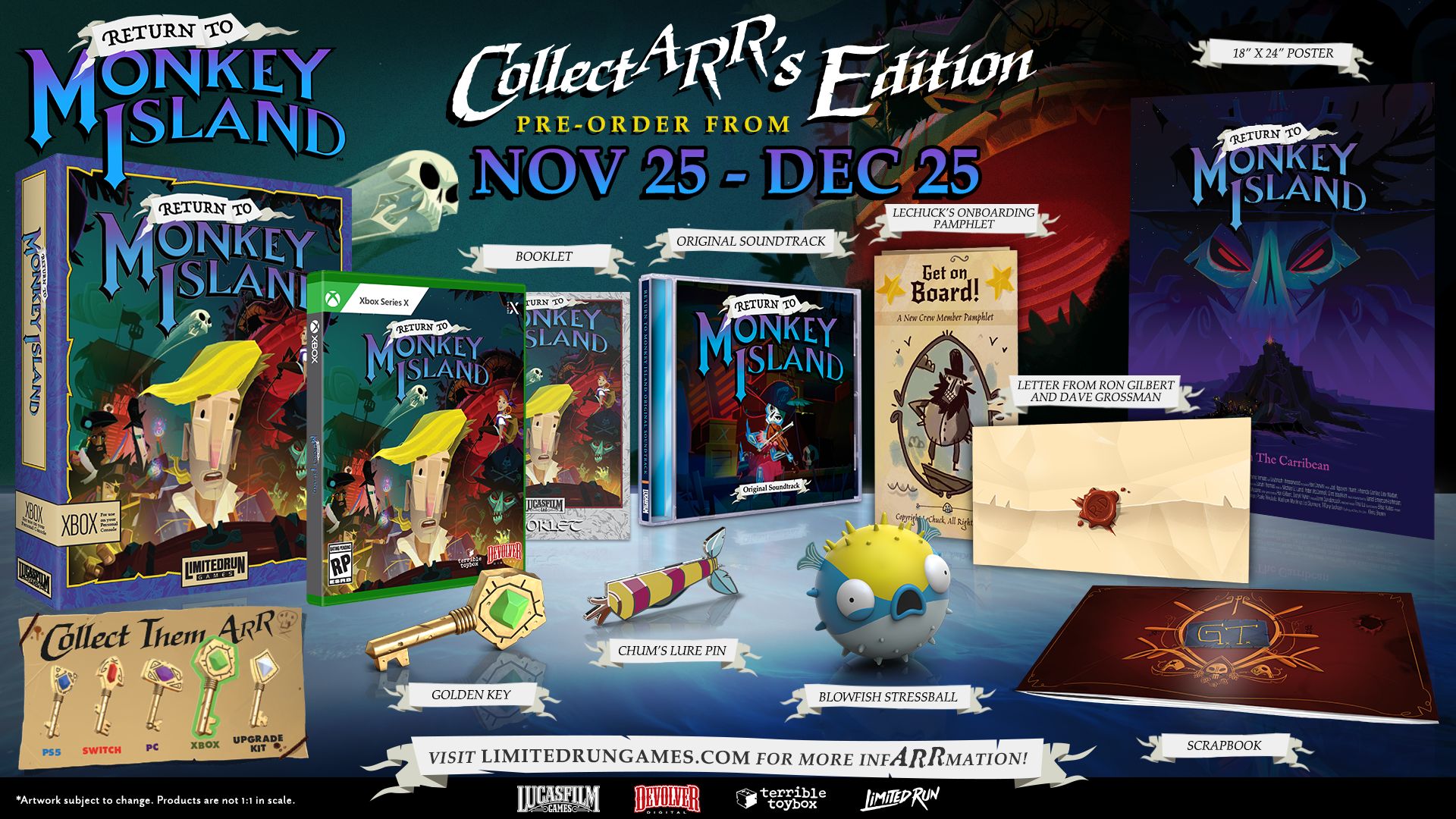 limited-run-return-to-monkey-island-collector-s-xbox-spiel image 3