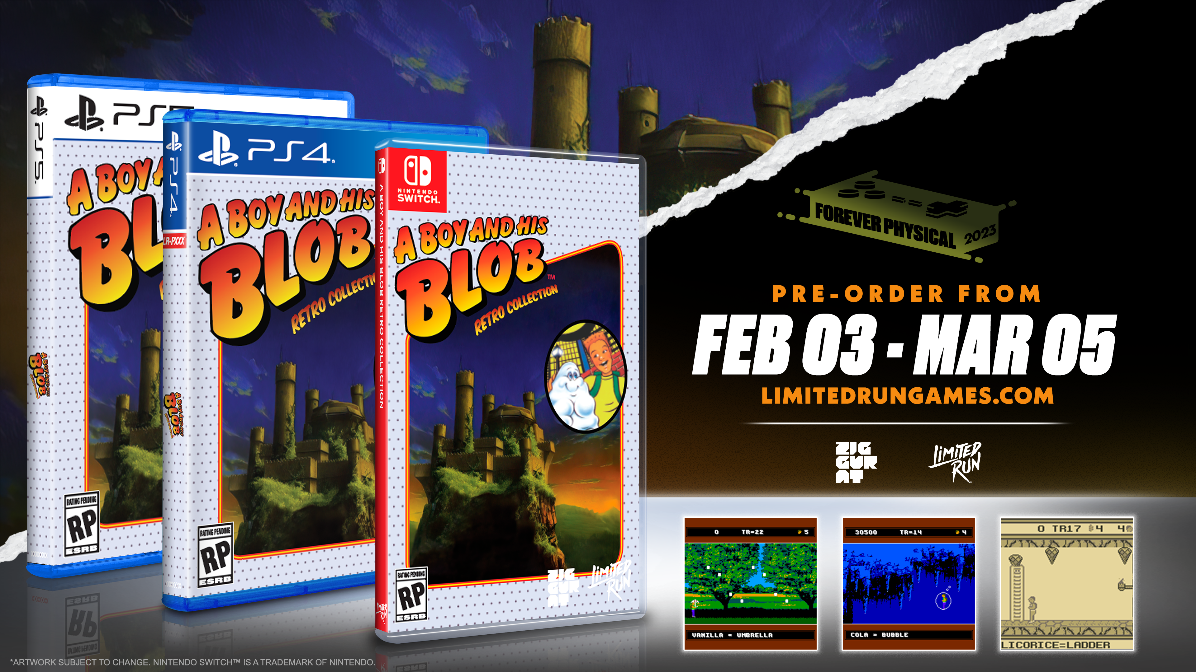 limited-run-a-boy-and-his-blob-retro-collection-ps5-spiel-disc image 3