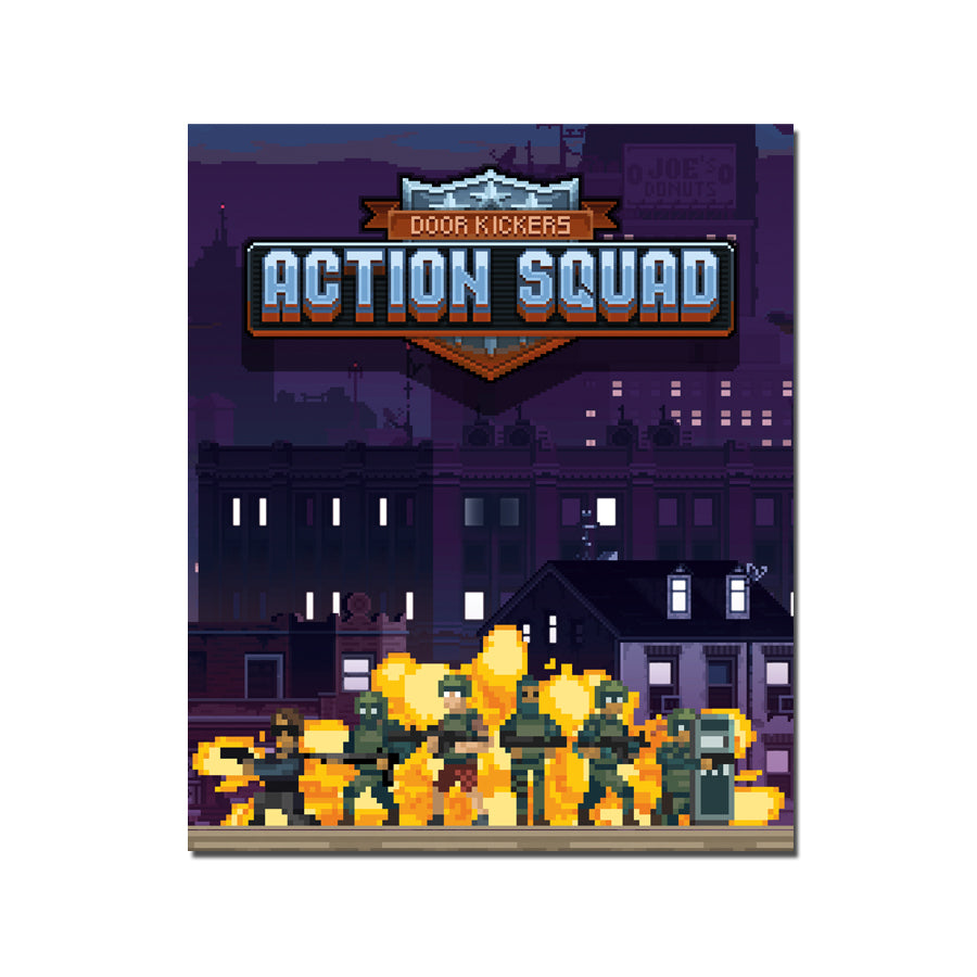 strictly-limited-door-kickers-art-card-alu-bild-14x17-cm image 1