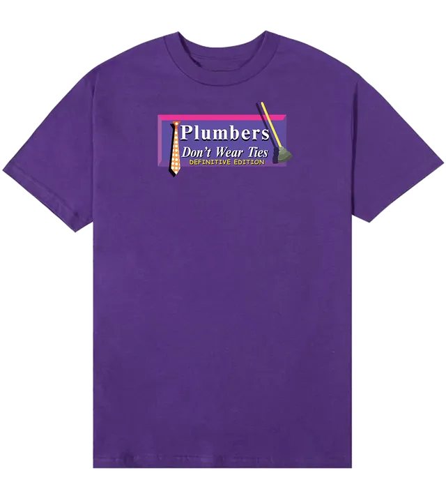 limited-run-plumbers-don-t-wear-ties-definitive-edition-t-shirt-l image 1