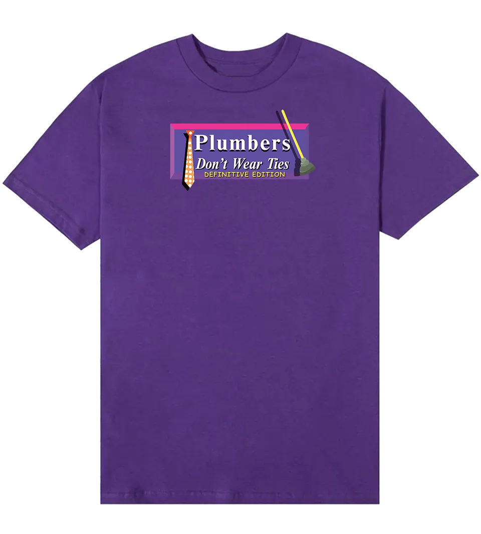limited-run-plumbers-don-t-wear-ties-definitive-edition-t-shirt-l image 1