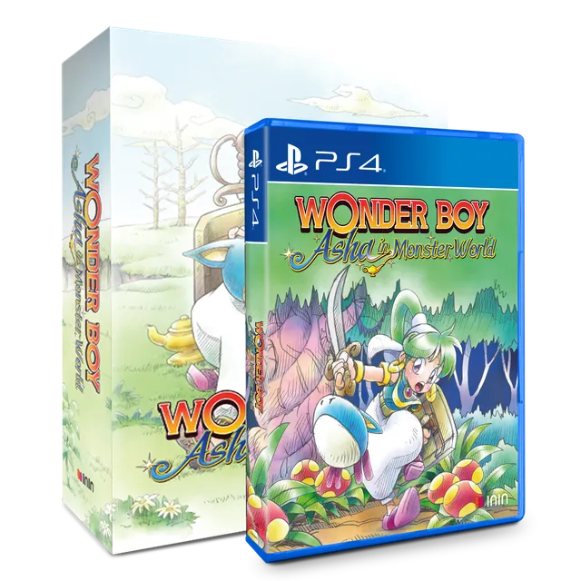 inin-wonder-boy-asha-in-monster-world-ps4-collector-s-edition image 1