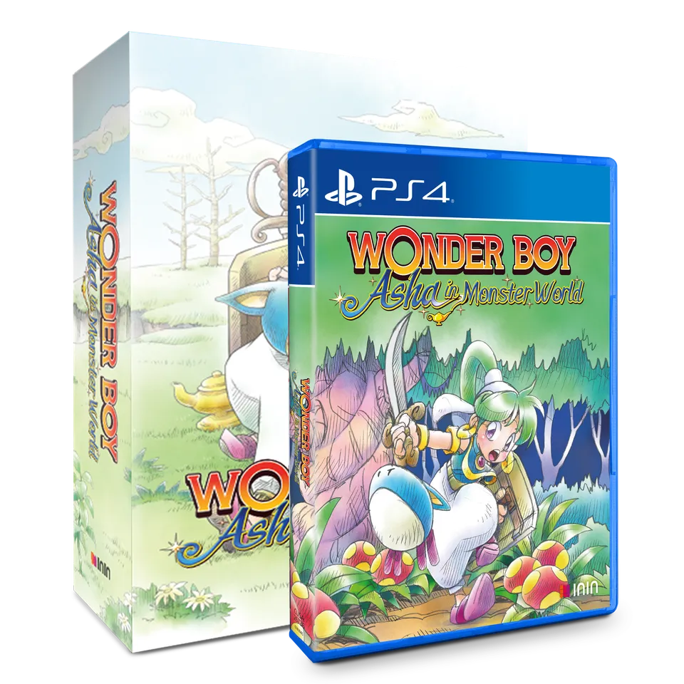 inin-wonder-boy-asha-in-monster-world-ps4-collector-s-edition image 1