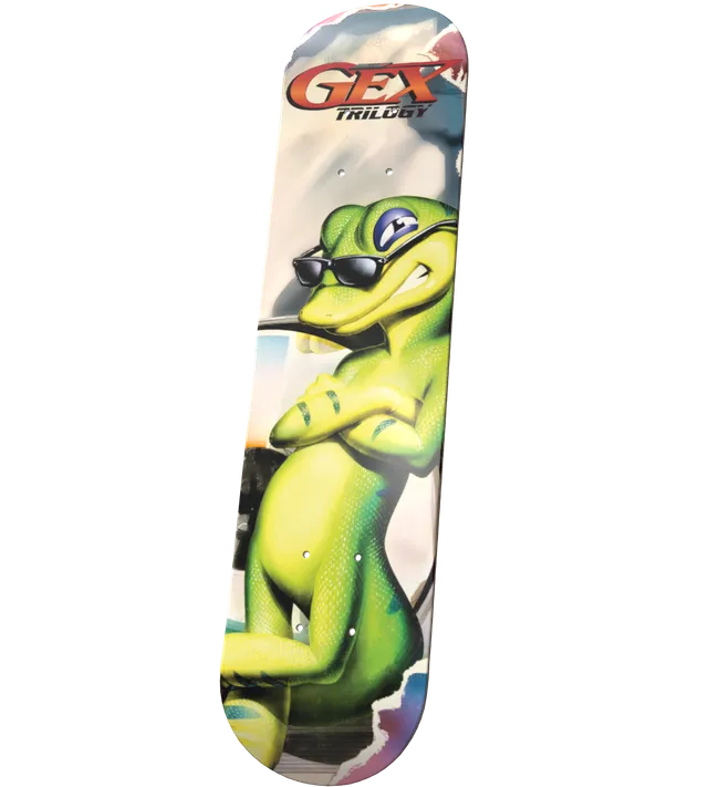 limited-run-gex-trilogy-skate-deck-skateboard-retro-sammler image 1