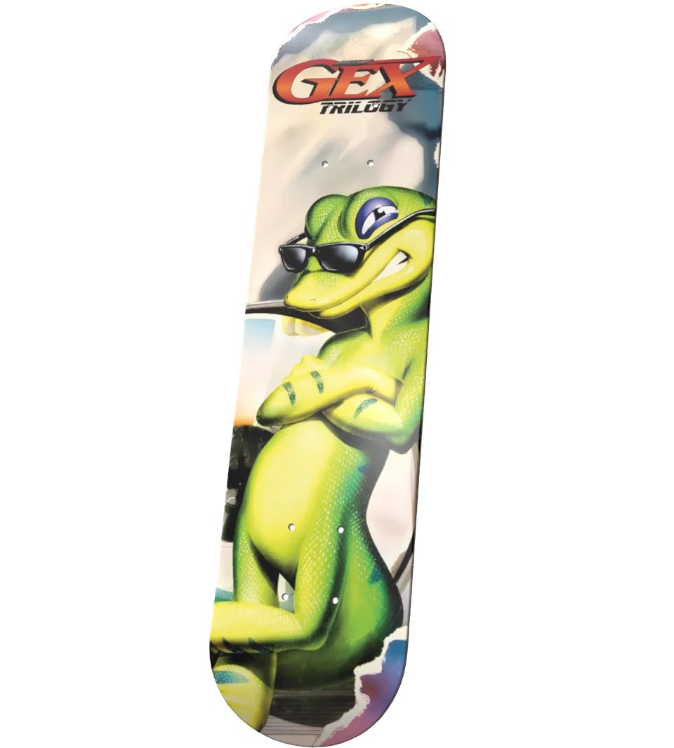 limited-run-gex-trilogy-skate-deck-skateboard-retro-sammler image 1