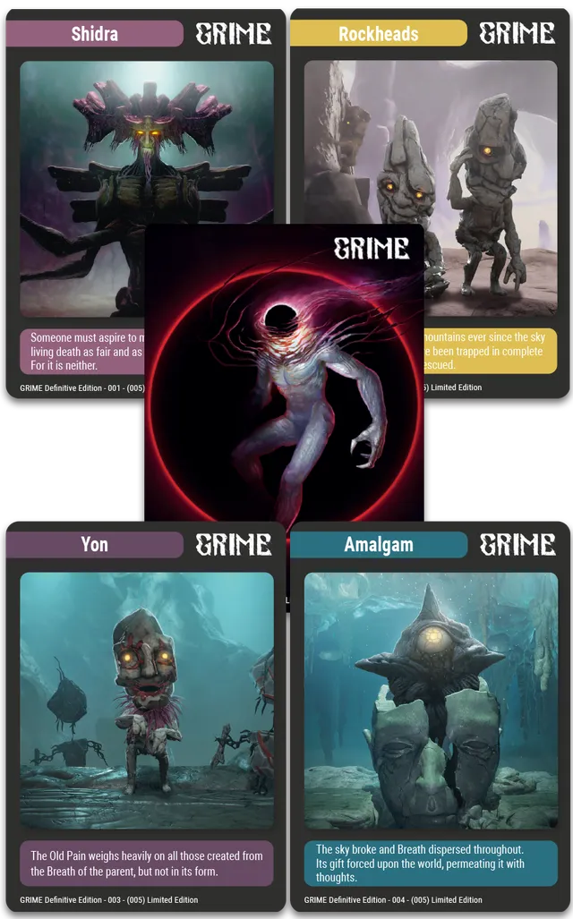 super-rare-games-grime-trading-cards-tc-116-booster-pack-3-karten image 1