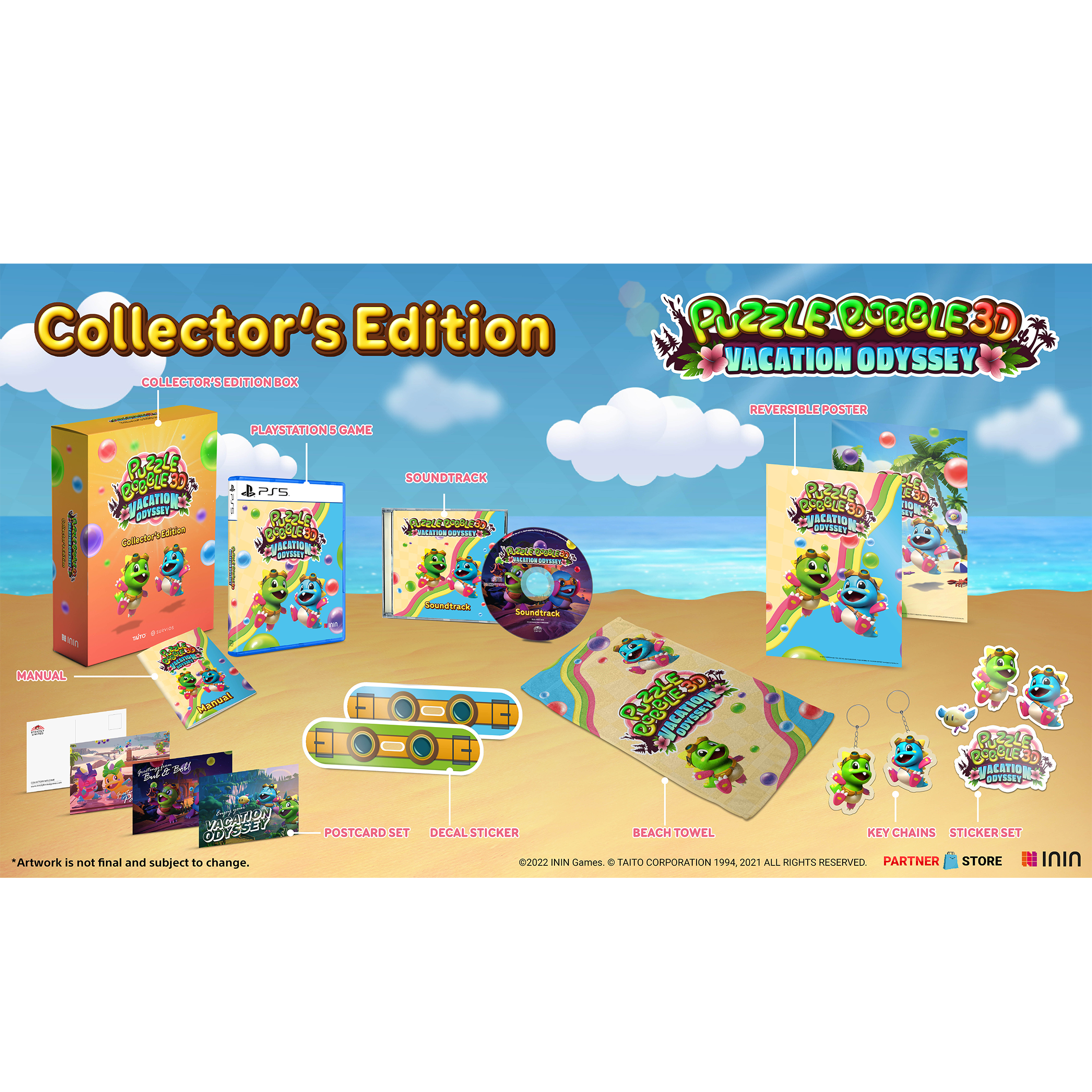 puzzle-bobble-3d-vacation-odyssey-ps5-collectors-edition-plush image 2