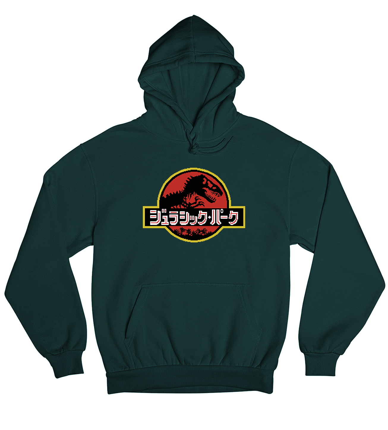 limited-run-jurassic-park-hoodie-japan-logo-gr-n-xl image 1