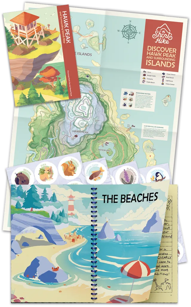 super-rare-games-gb-74-a-short-hike-guidebook-bundle-46-seiten image 1