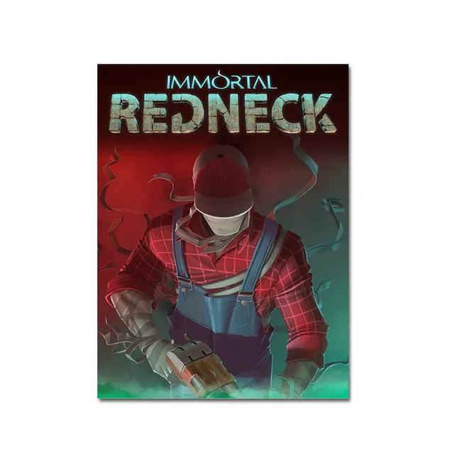 strictly-limited-immortal-redneck-art-card-alu-bild-14x17 image 1