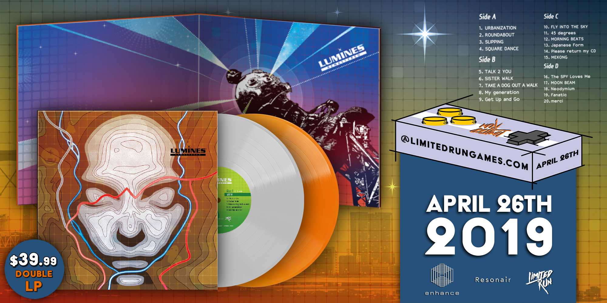 limited-run-lumines-remastered-2lp-vinyl-soundtrack-wei-orange image 4